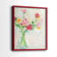 «Painterly Soft Bouquet I», reproduction encadrée de qualité supérieure - prête à être accrochée - aucun clou requis - aucun clou requis-2052002800-2052002806
