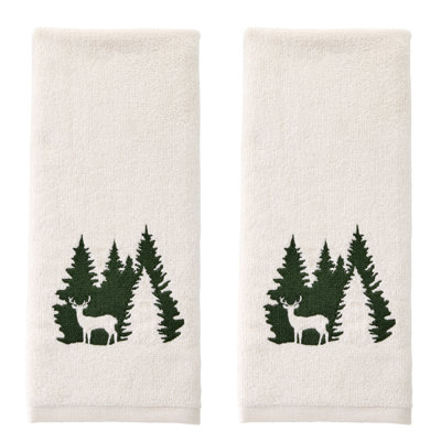 DEER SPRUCE EMB HAND-NATURAL