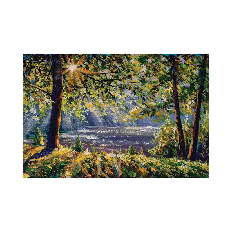 Sun Rays Play In The Branches Of Trees by Valery Rybakow - Wrapped Canvas Gallery-Wrapped Canvas Giclée