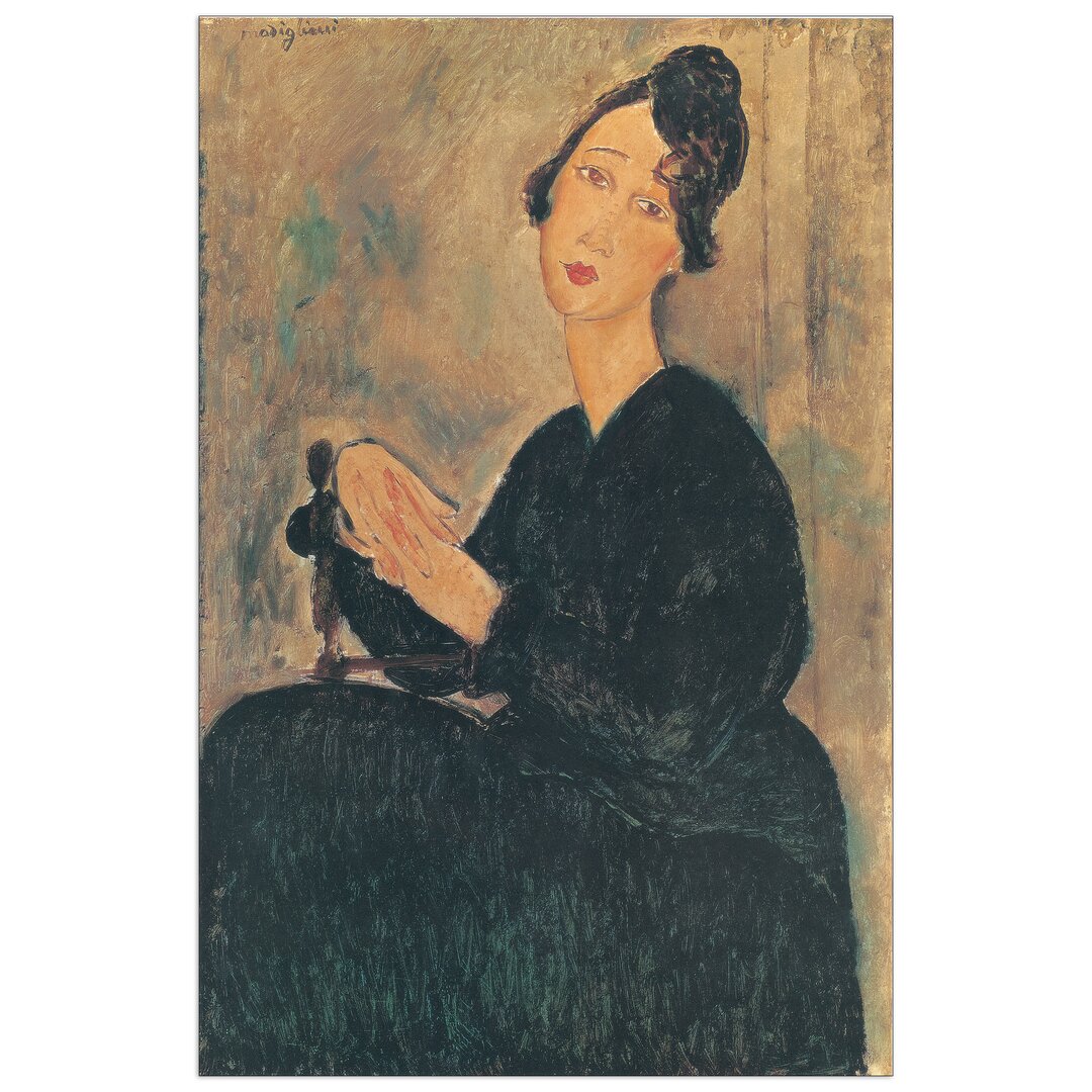 Poster „Madame Dedie“ von Modigliani, Kunstdruck