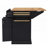 Large Kitchen Island with Drop Leaf, Embossed Texture, Rolling Cart on 4 Wheels, 4 Doors, 3 Drawers, and Ample Storage for Modern Kitchens and Dining Rooms
