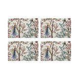 Resplendent Quesal Prism Pebble 17.5" Vinyl Placemat