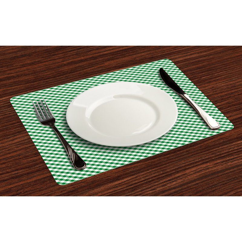 Polyester Geometric Rectangle Placemat