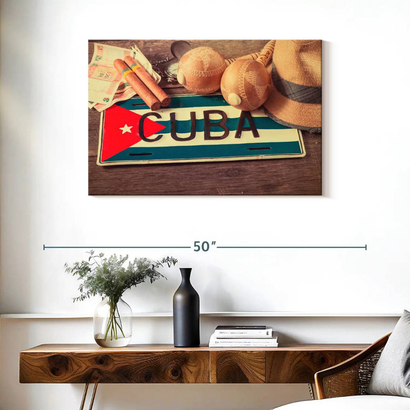 All About Cuba, 24" H x 36" W