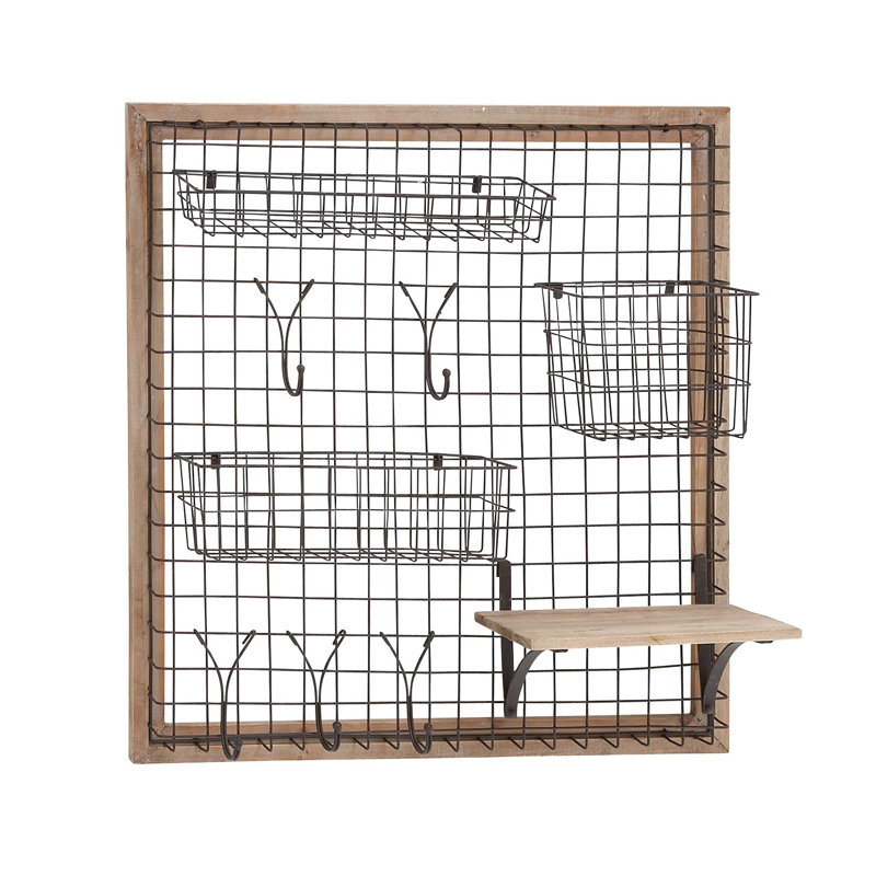 8 - Hook Wall Mounted Coat Rack