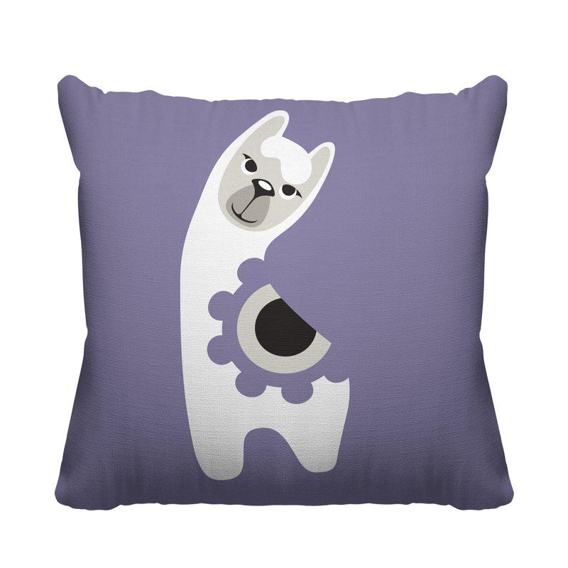 Coussin Inkie, 17 po x 17 po, Iris, Carré