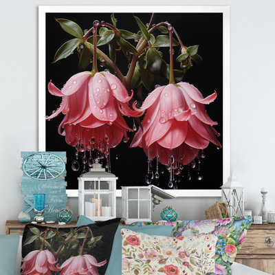 Garden Pink Hardy Fuchsia Plants - Fuschia Wall Art