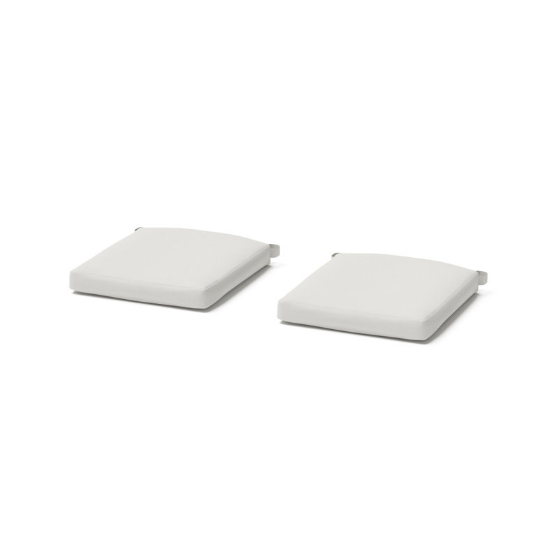 Balceta Sunbrella Outdoor 2'' Cushion Cover, White