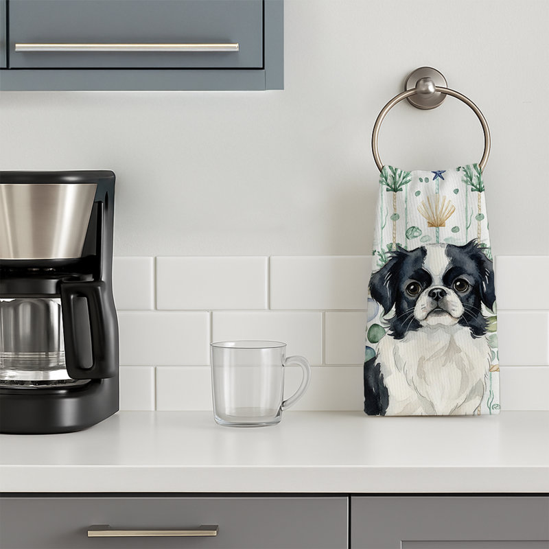 Torchon noir et blanc, Black and White Japanese Chin