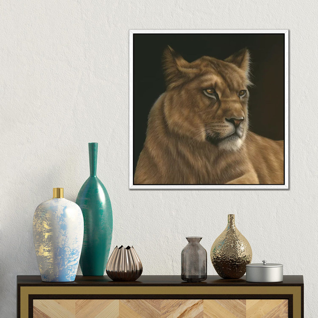 Lioness von Richard Macwee - Galerie- Giclée auf Leinwand