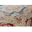 Tapis unique en laine noué à la main couleur ivoire de 15 pi 6 po x 16 pi années 1920 Savonnerie