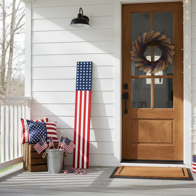 American Flag Porch leaner, 59" x 7.25"