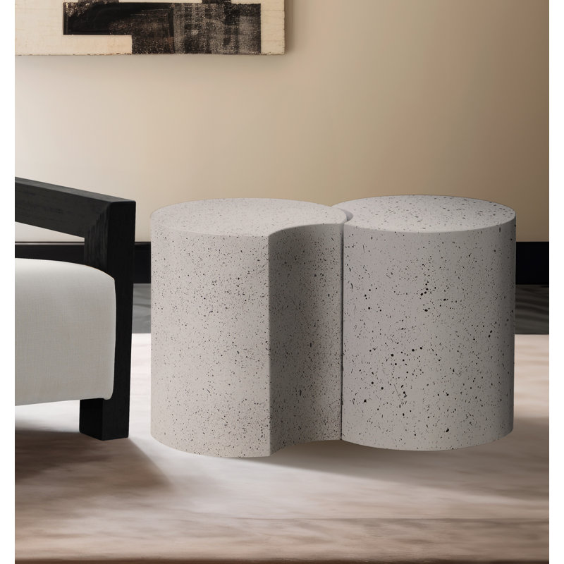 Ensemble de table de bout Ismah, Blanc