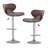 Knapp Otsellic Counter Height Bar Stools Set Of 2 Barstools Swivel Stool Height Adjustable Bar Chairs With Back PU Leather Swivel Bar Stool Kitchen Counter Stools Dining Chairs-1167911016