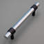 Stainless Steel And Black Cabinet Pull-1003672503