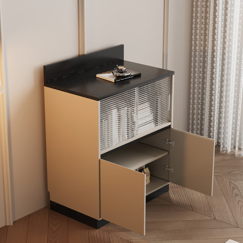 Independent Cabinet With Louvred Glass Chests