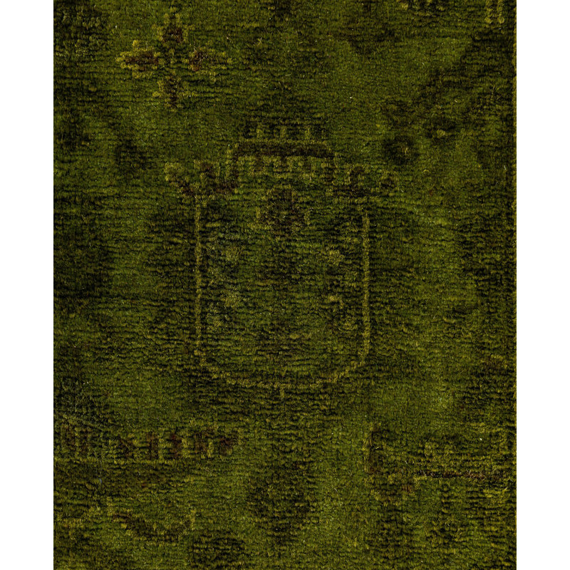 Overdyed One-of-a-Kind 3' 10" x 6' 1" Hand Knotted Area Rug