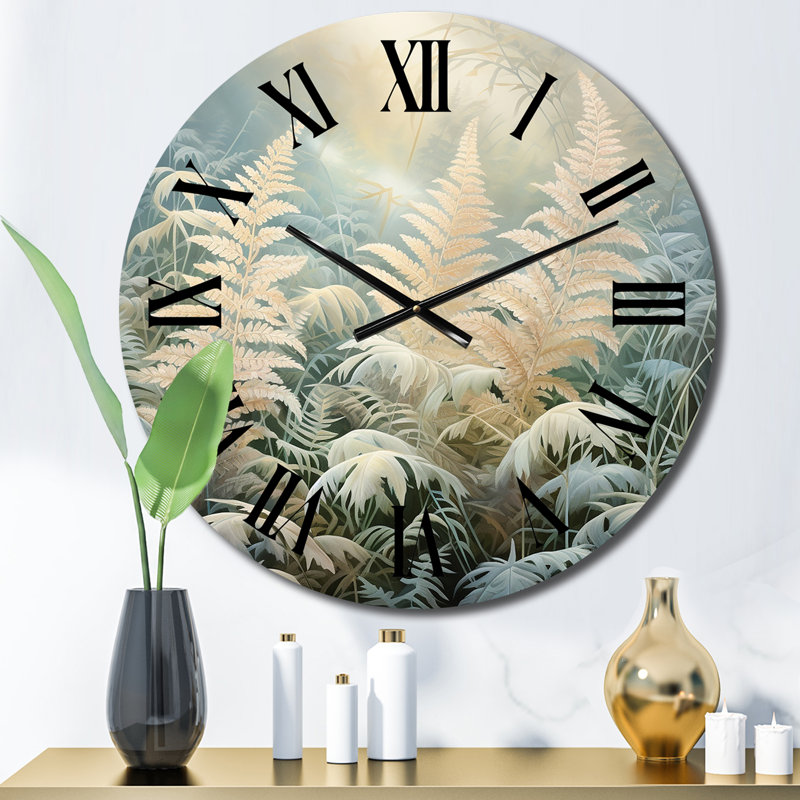 Daaniya - Horloge murale florale, Petit
