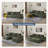 Boneless 113''Free Combination Sectional-No Assembly Required Sofa, 3 Seat Sleeper Sofa Bed Couches-1167666926