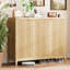 5-Tier Shoe Cabinet with Rotating Shoe Rack and Adjustable Shelves, Freestanding Shoe Storage Cabinet-1340613113