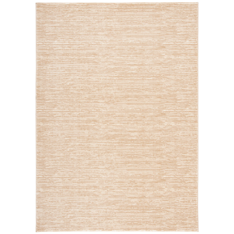 Vision Striped Area Rug In Beige, Rectangle 183 x 274 cm