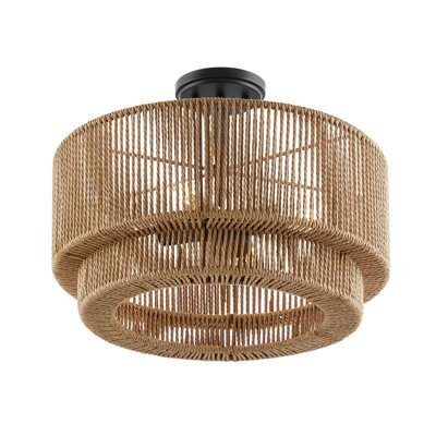 Plafonnier semi-encastré Eco - Milos - 4 lumières - l 18 po x H 11 po