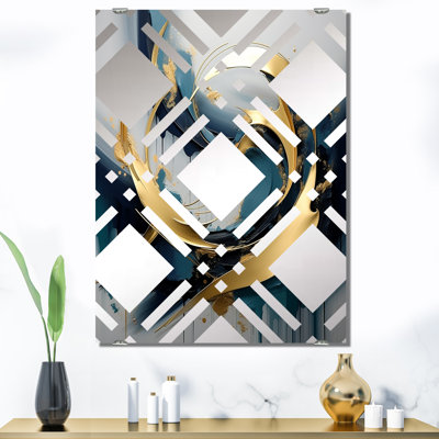 Callender - Grand miroir mural abstrait fractal