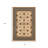 2' X 4' Beige And Cream Oriental Area Rug