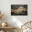 «Gallery Wrap», art mural sur toile pour le salon, la chambre à coucher, le bureau ou le vestibule - décoration murale décorative avec motif de feuilles-129335145-129335148