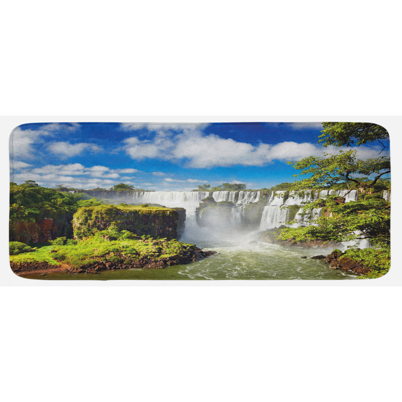 Tapis de cuisine paysage