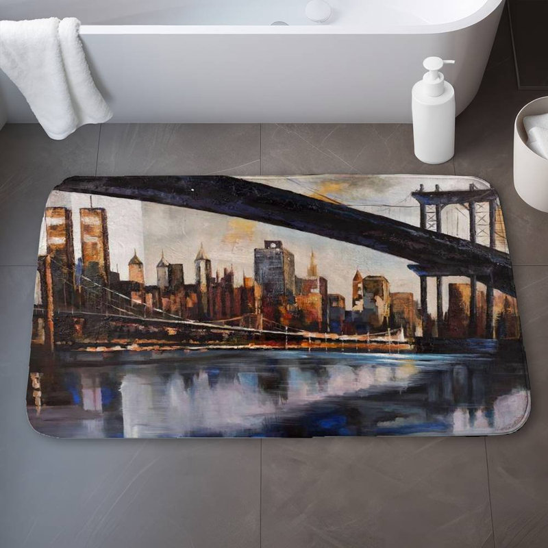 Vilia Microfiber Non-Slip Bath Mat