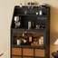 Buffet rétro en composite de bois-710998712
