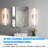 25 Inch LED Vanity Light, Dimmable Bathroom Mirror Lamp, 3000K Warm White, 24W 1750LM, Brushed Nickel, Wall-Mounted Lighting for Dressing Table, Closet, Over Mirror, ETL Certified
