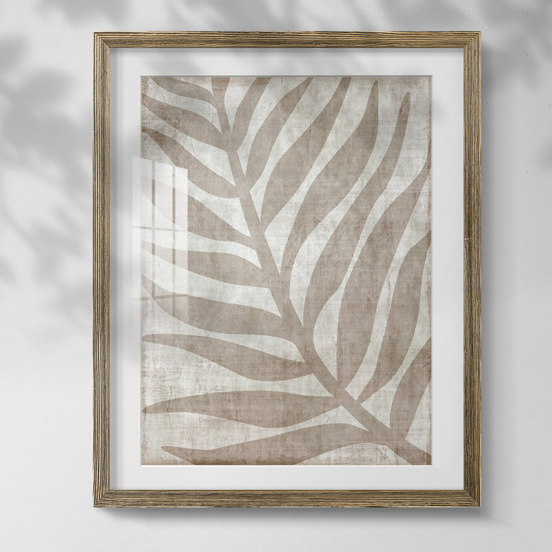 " Siesta Key ", Walnut Framed Paper, White