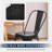 Metal Stackable Dining Chairs, 4-Pack, (Black)-1894047190