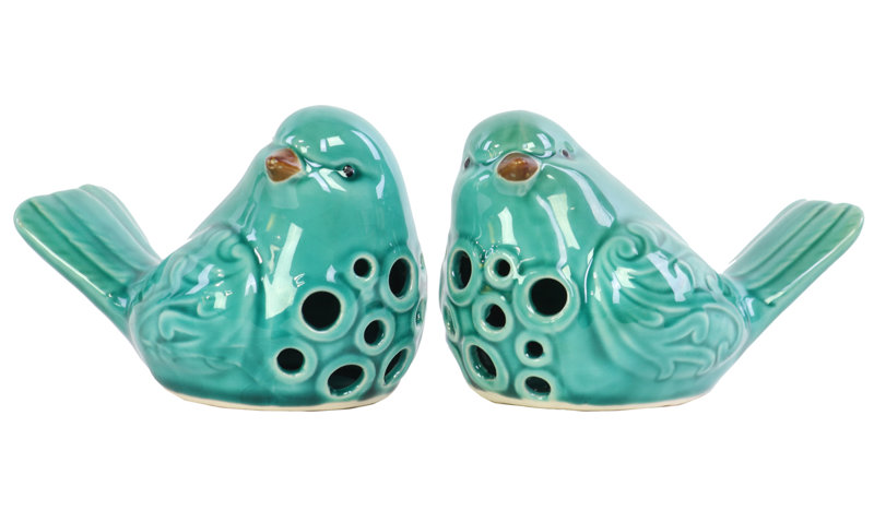 Ensemble de 2 figurines Lewellyn Wilridge, Turquoise