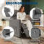 Fauteuil inclinable inclinable à réglage électrique avec massage et poches latérales chauffantes et port USB-394514652