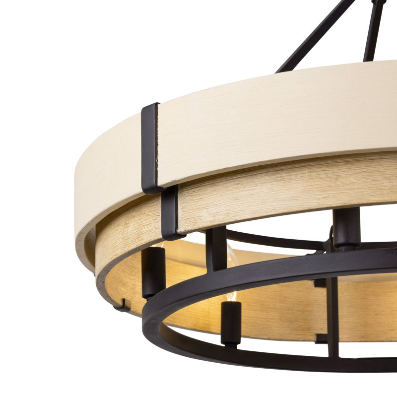 Lustre tambour 6 lumières Blonde Moment