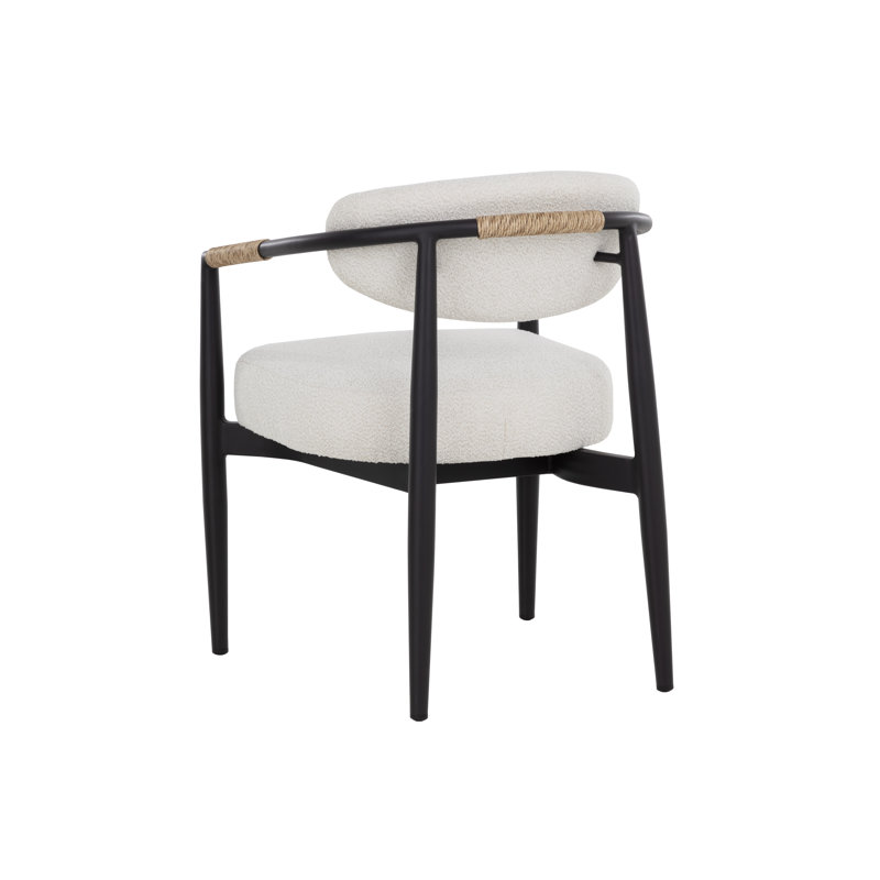 Outdoor Dining Armchair, Black