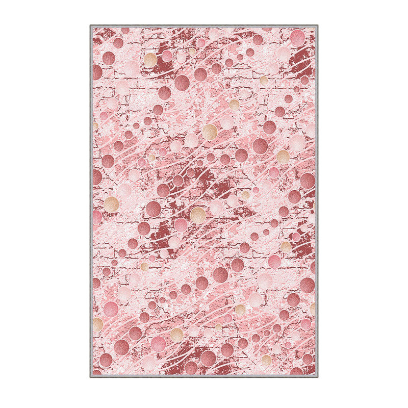 Tapis d'entrée haut de gamme 100% polyester 2,6 x 9,8 pi, hauteur de poils de 0,3 po | Pois antibactérien et antidérapant en feutre de PVC | Lavable à la machine, impression numérique 3D | Durable et élégant pour la décoration intérieure