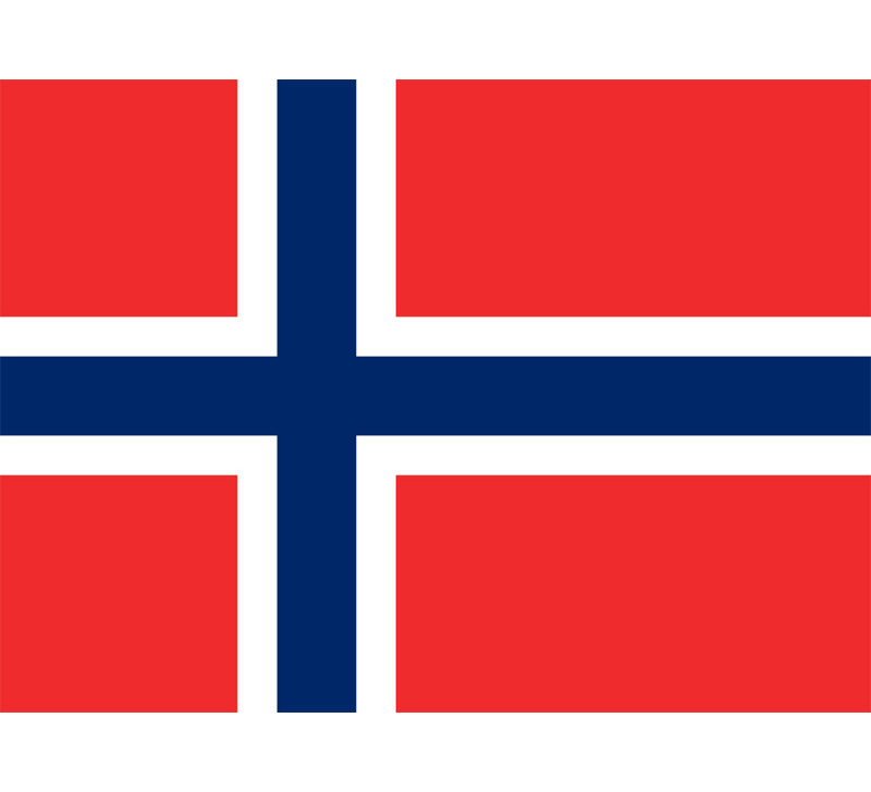 Norvège, H 13 po x l 18 po