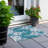 Washable Ikat Indoor / Outdoor Rug-109570056
