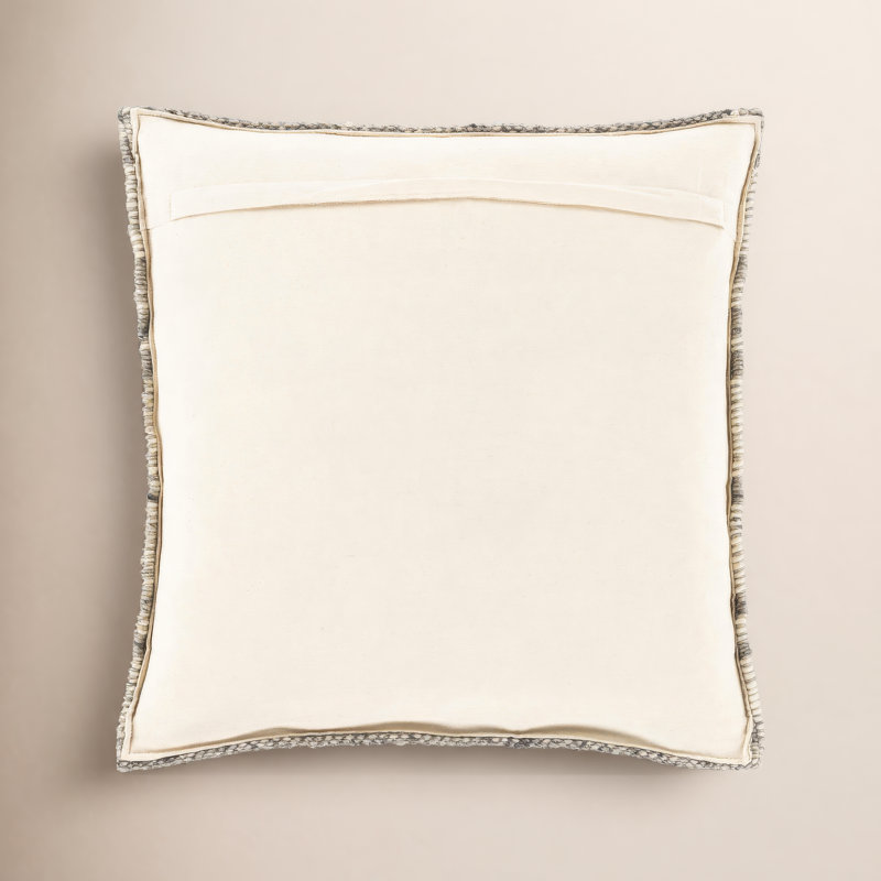 Housse et insert de coussin carré Reni, H 22 po x l 22 po, Housse de coussin seulement - sans coussin