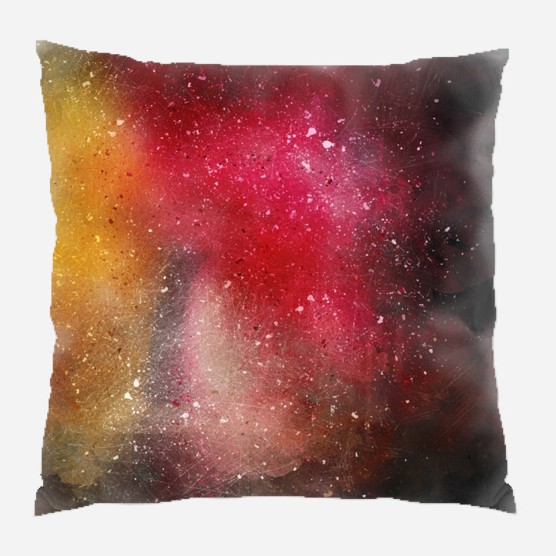 Solid Colour Outdoor Reversible Throw Pillow, Microsuede, Indoor