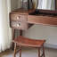 Commode rétro en noyer noir