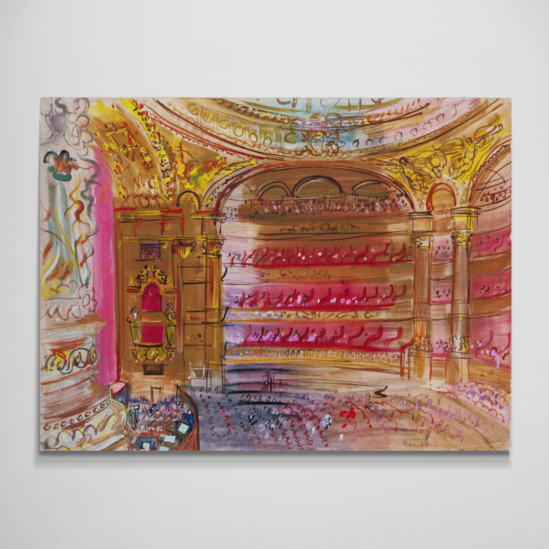 The Opera by Raoul Dufy - Wrapped Canvas Art Prints, 31 cm H x 41 cm W
