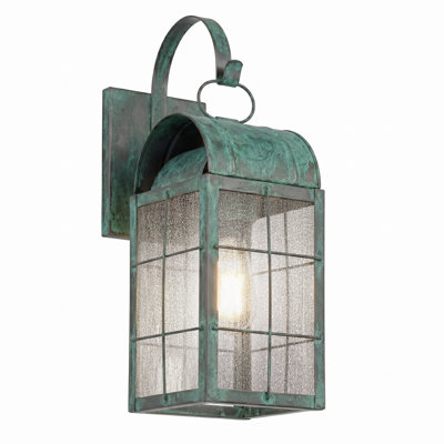 Brass Traditions - Durham - 1 Light - 15 inch - Verde Green - Solid Brass - Wall Light