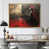 Toile avec cadre flottant or