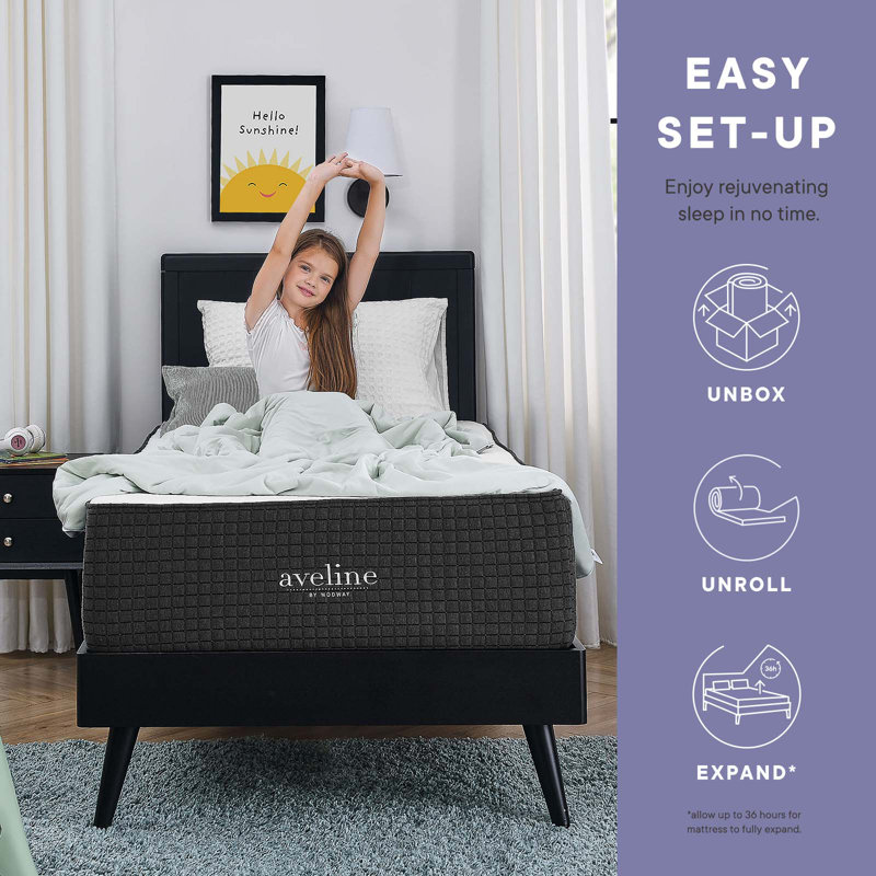Modway Aveline Medium Memory Foam Mattress, Twin