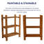 3-Shelf Utility Rack Storage Unit, Pre-sanded-124350548
